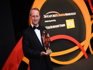 Group Chairman received Businessman of the Year at the Singapore Business Awards