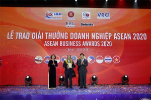 Awarded the Country Star of the Year at the ASEAN Business Awards 2020